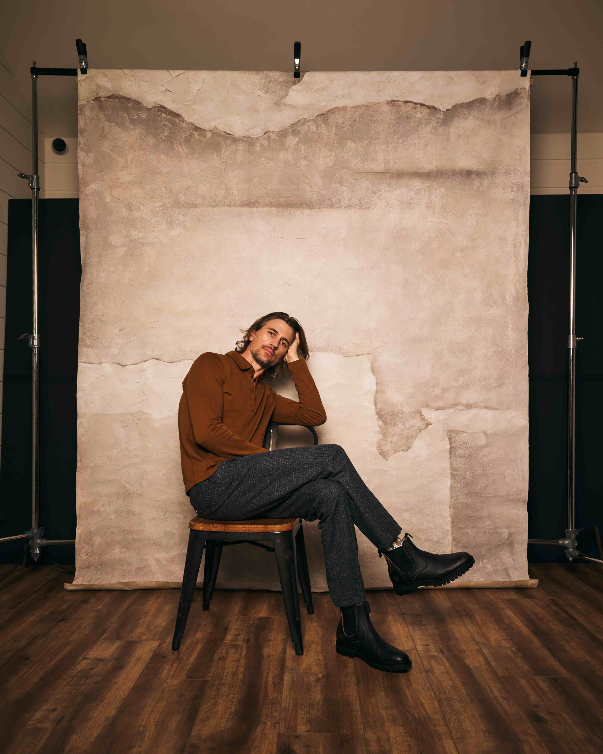 Grey White Coarse Grained Hand Painted Backdrop #clot563