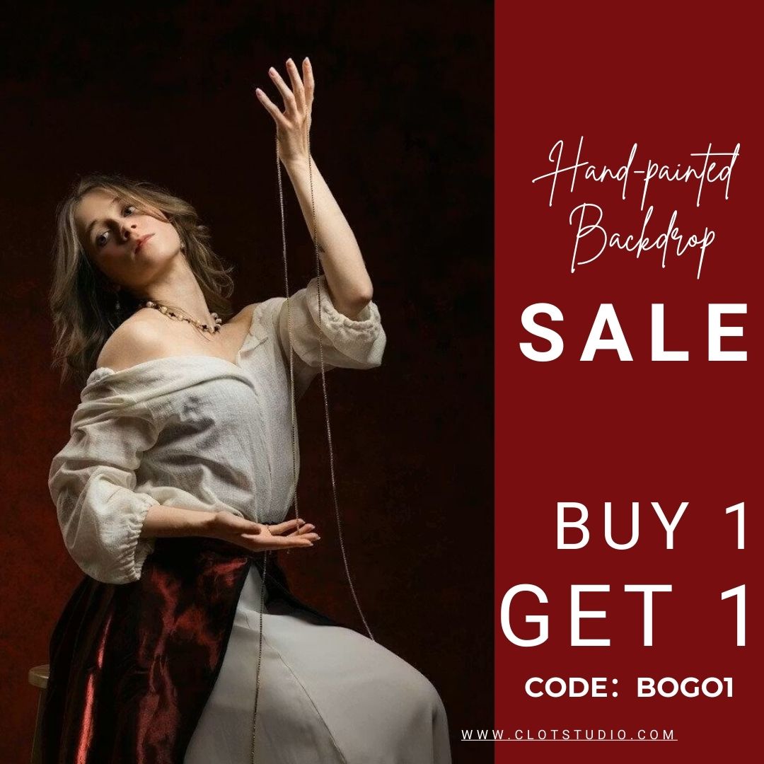 50% OFF Sales For Hand-painted Backdrop At Clotstudios
