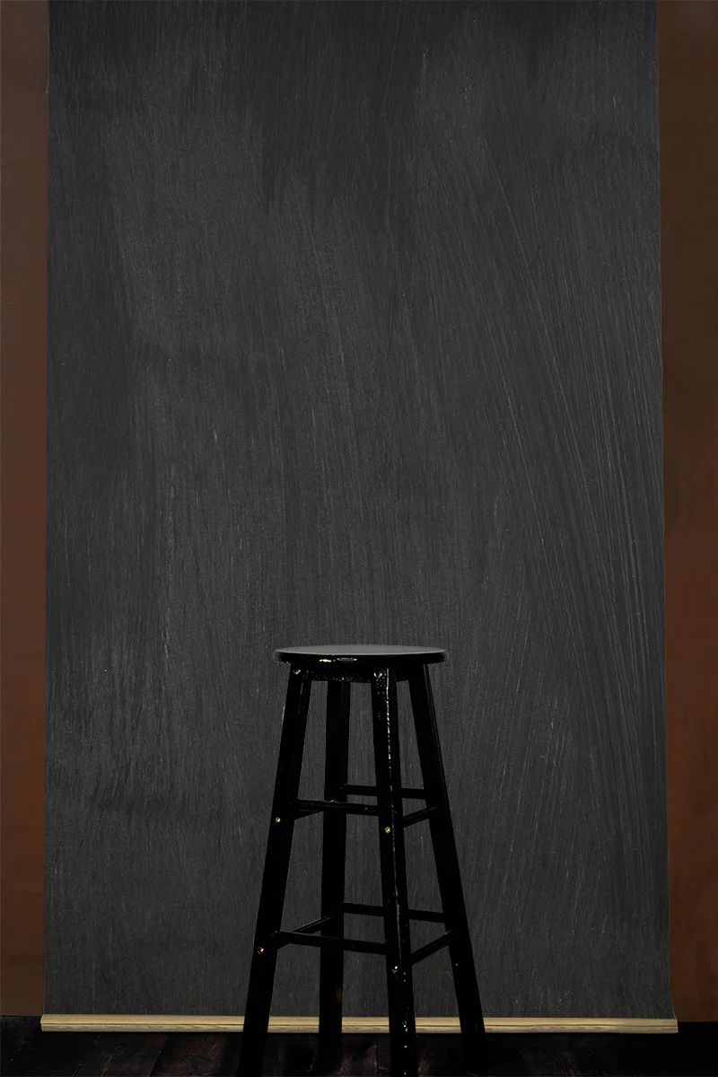 IN STOCK-Clotstudio Black Textured Hand Painted Canvas Backdrop #clot522
