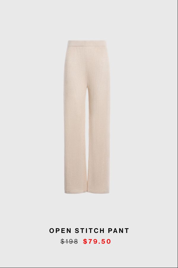 Open Stitch Pant