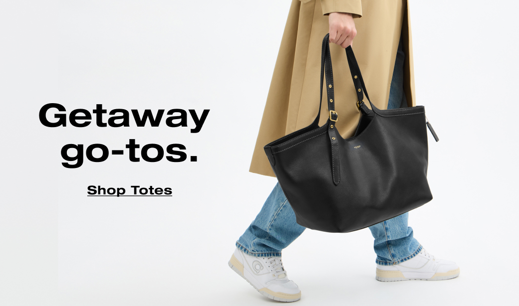 Getaway go-tos. Shop Totes