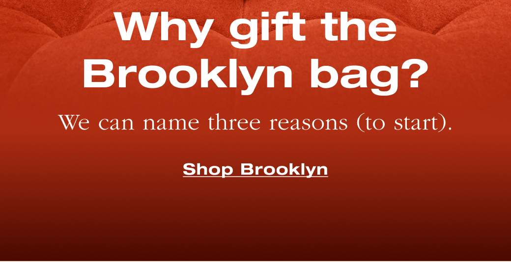 We can name three reasons (to start). Shop Brooklyn