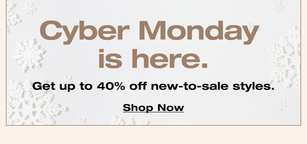Cyber Monday is here.