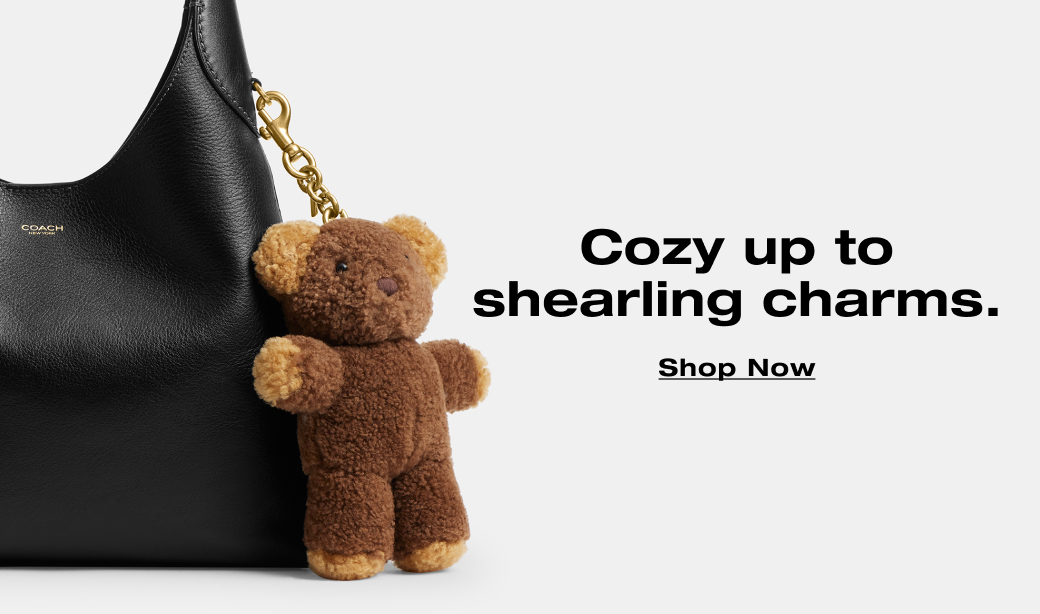 Cozy up to shearling charms. Shop Now 