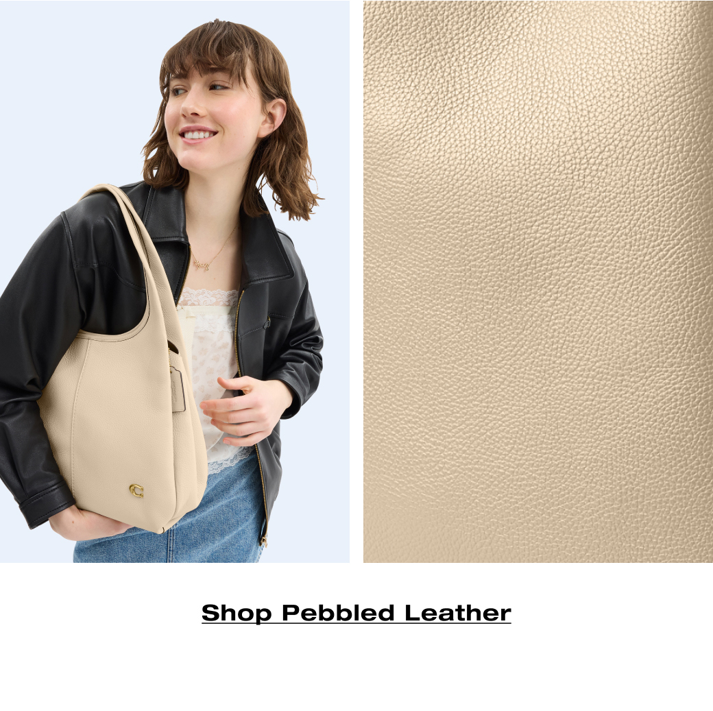 Shop Pebbled Leather