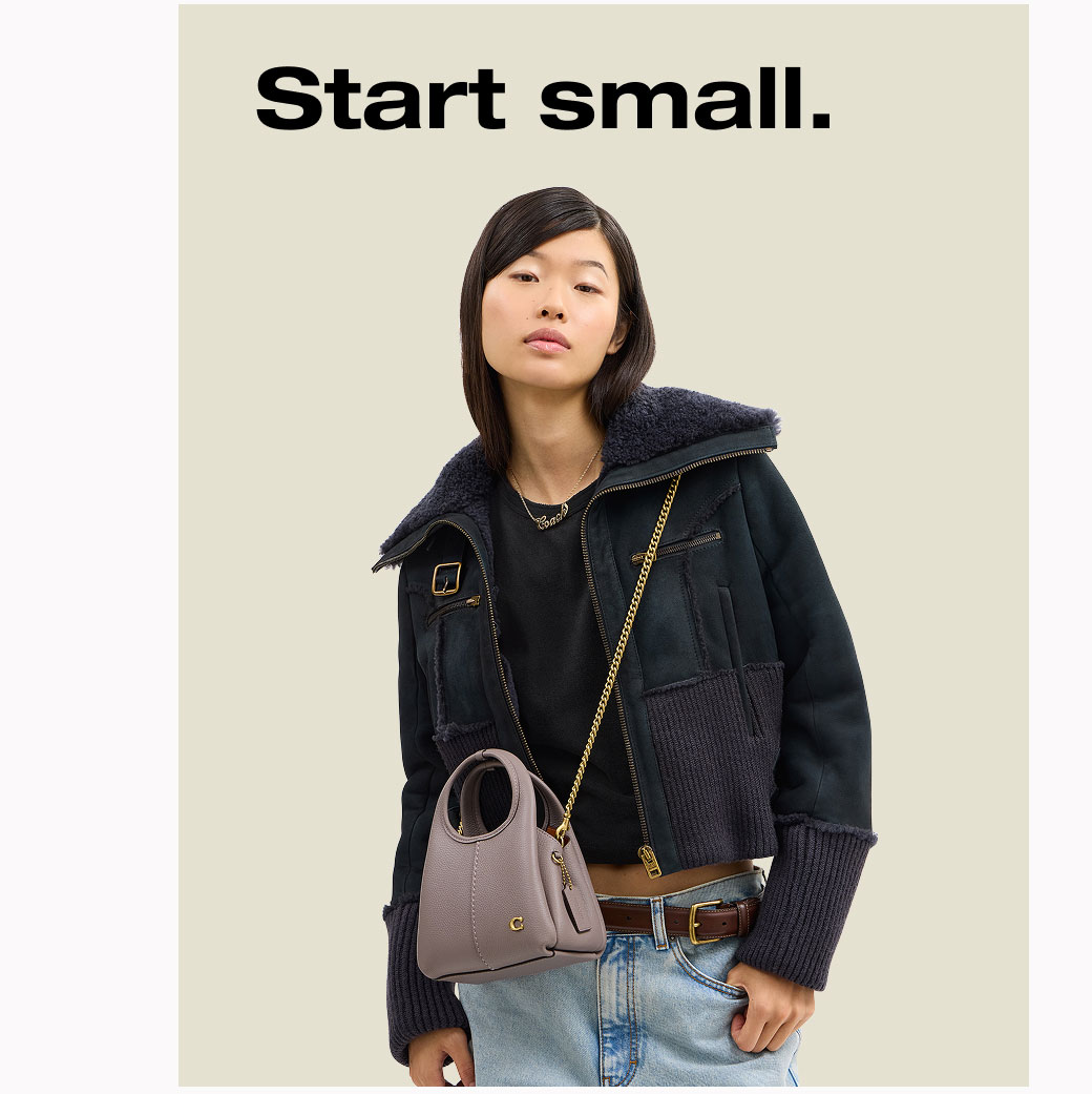 Start small. 