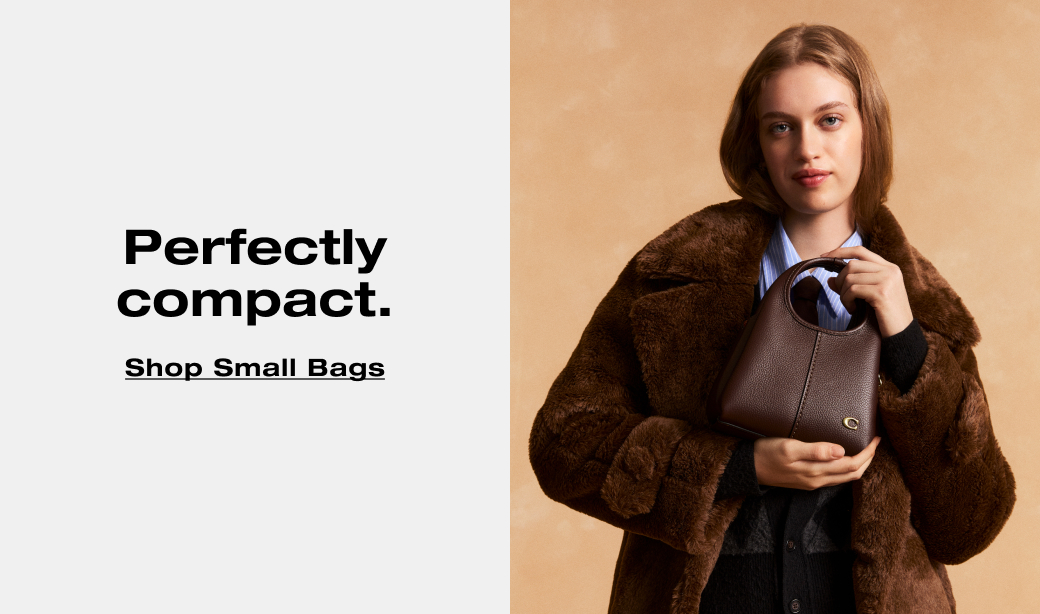 Perfectly compact. Shop Small Bags 