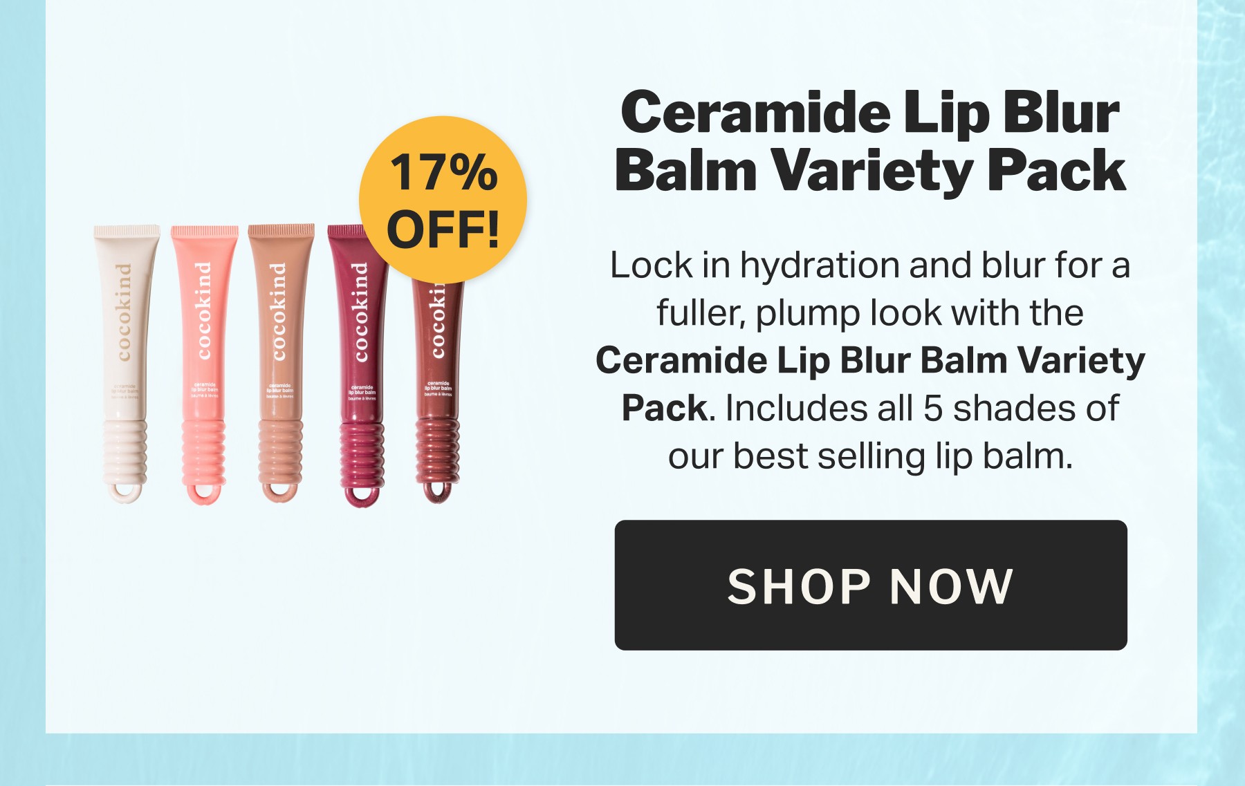 Ceramide Lip Blur Balm Variety Pack 