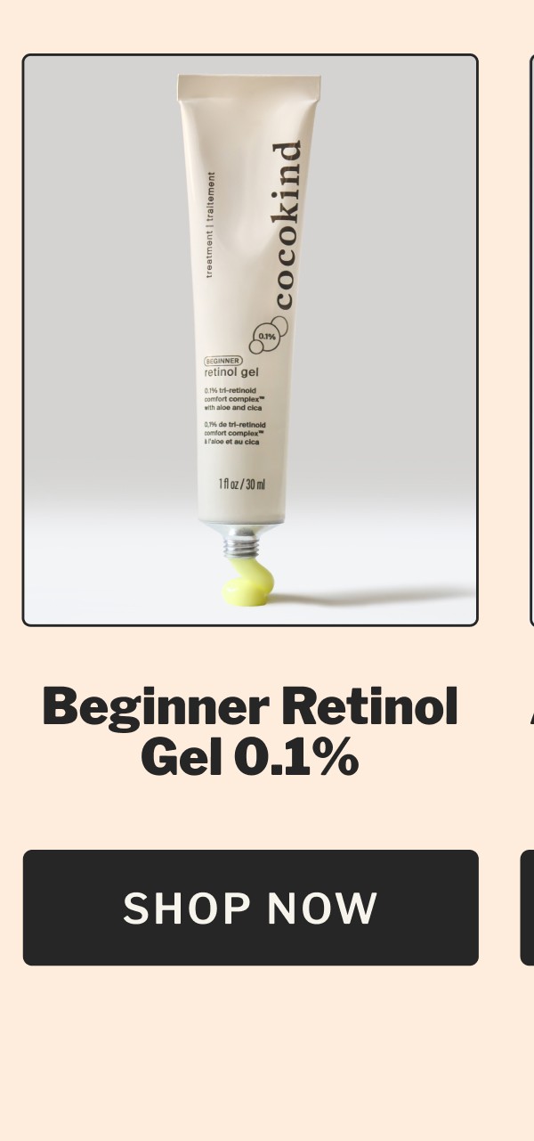 beginner retinol gel 0.1%
