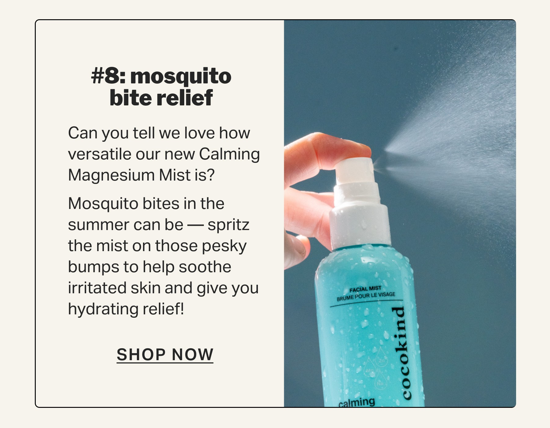 #8: mosquito bites be gone  