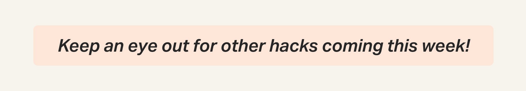 P.S. Have a favorite cocokind hack? Let us know and you might see it featured on the list this month! 