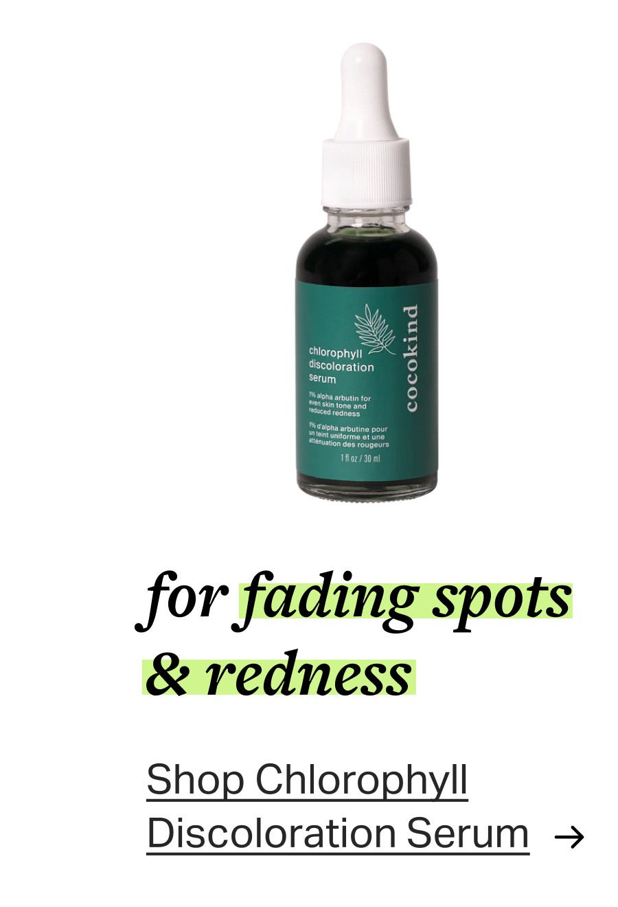 Shop Chlorophyll Discoloration Serum