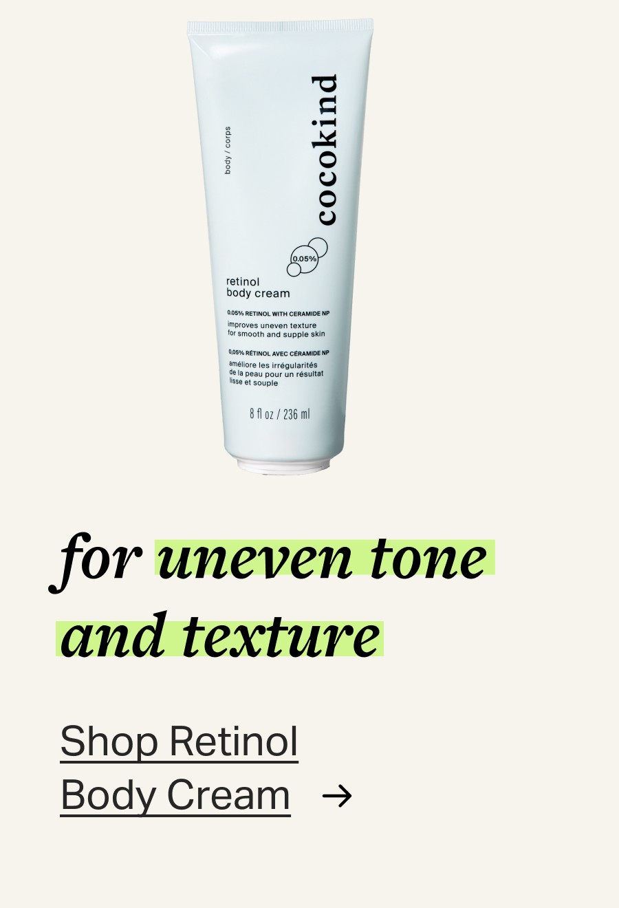 Shop Retinol Body Cream