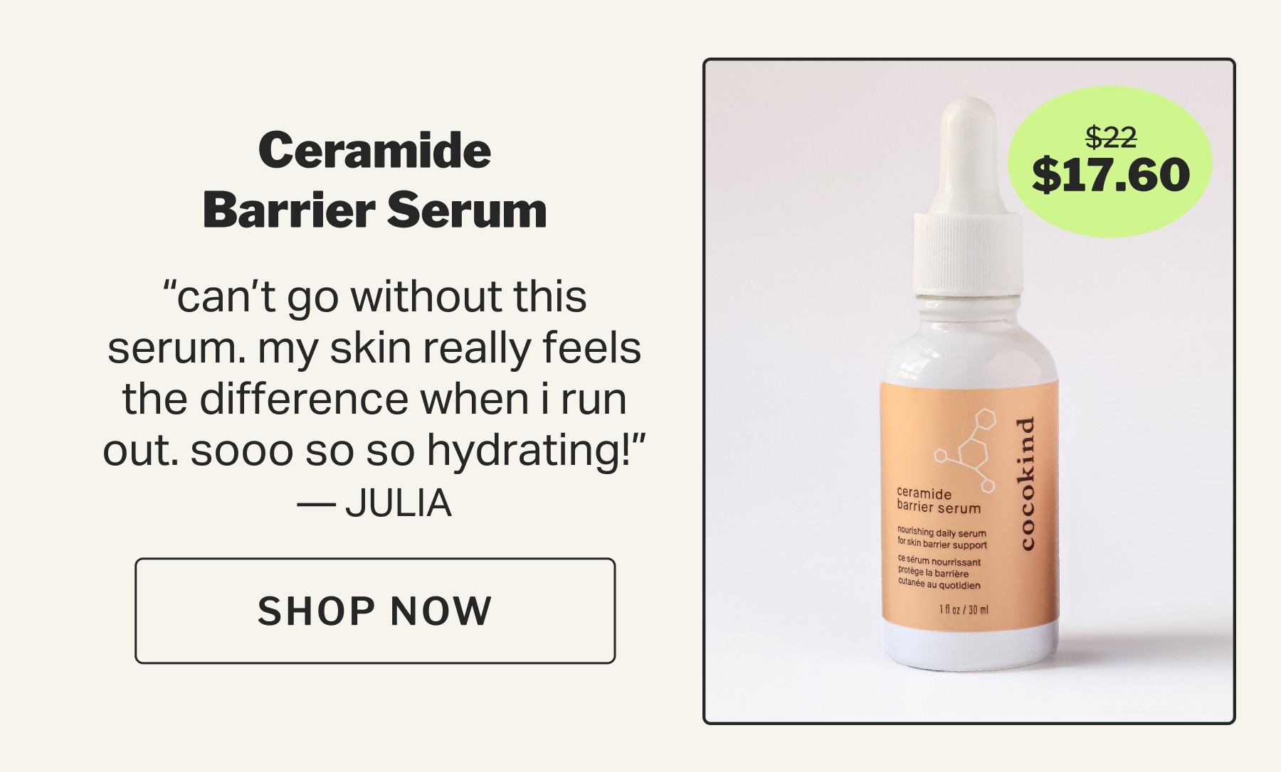 Ceramide Barrier Serum