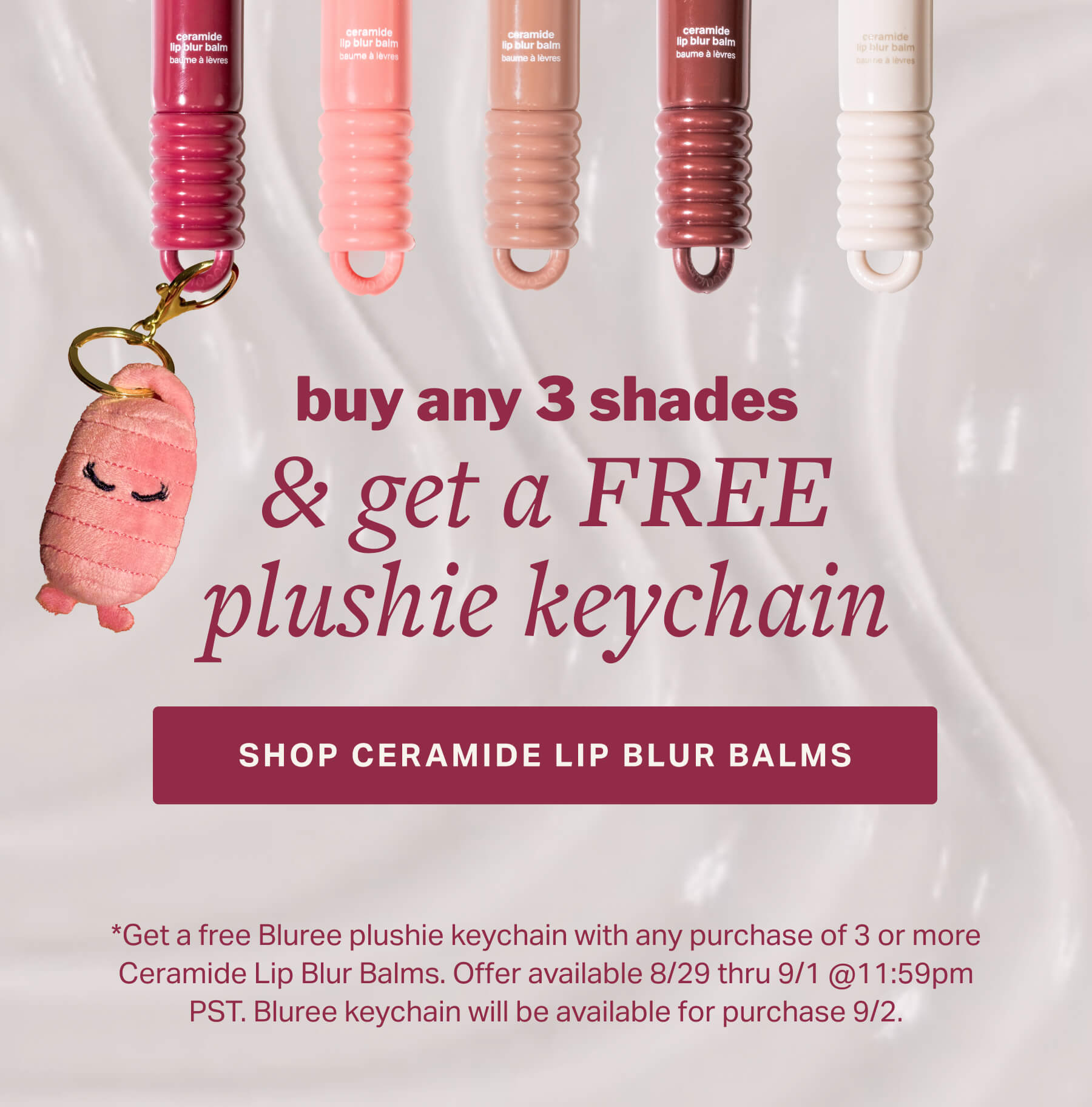 buy any 3 shades & get a FREE plushie keychain