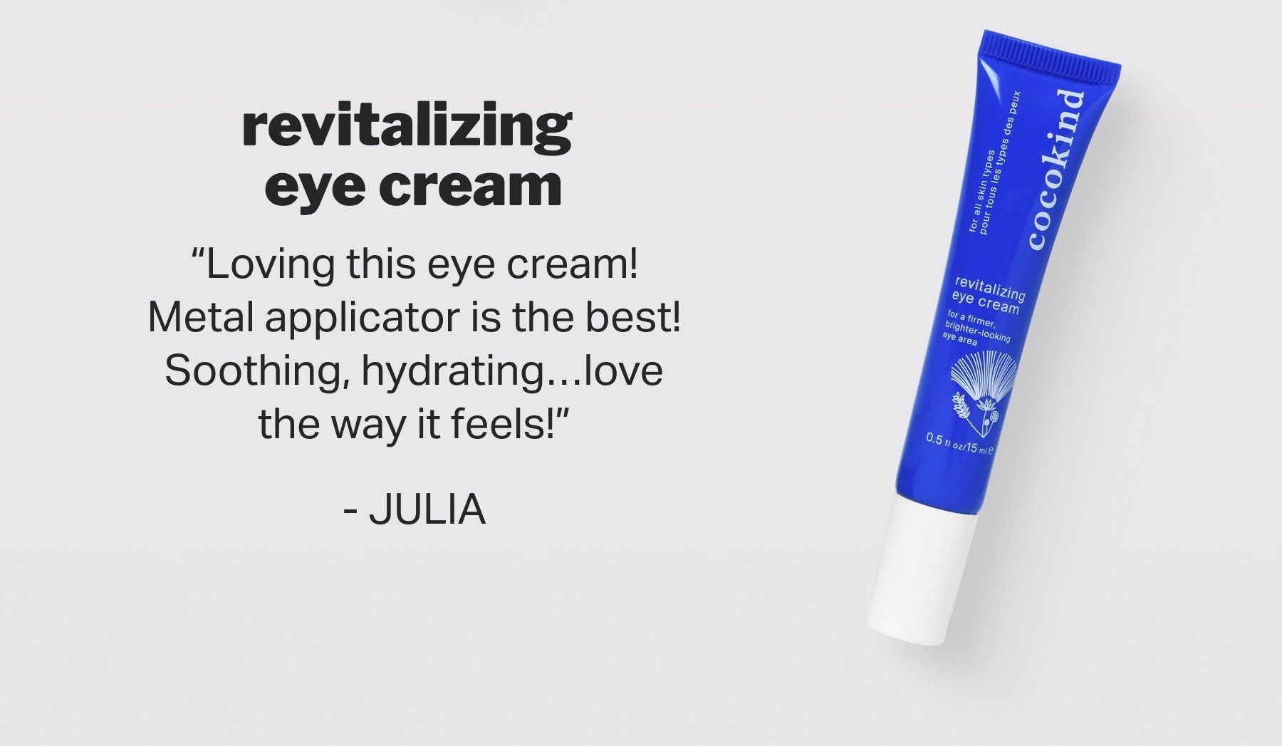 revitalizing  eye cream