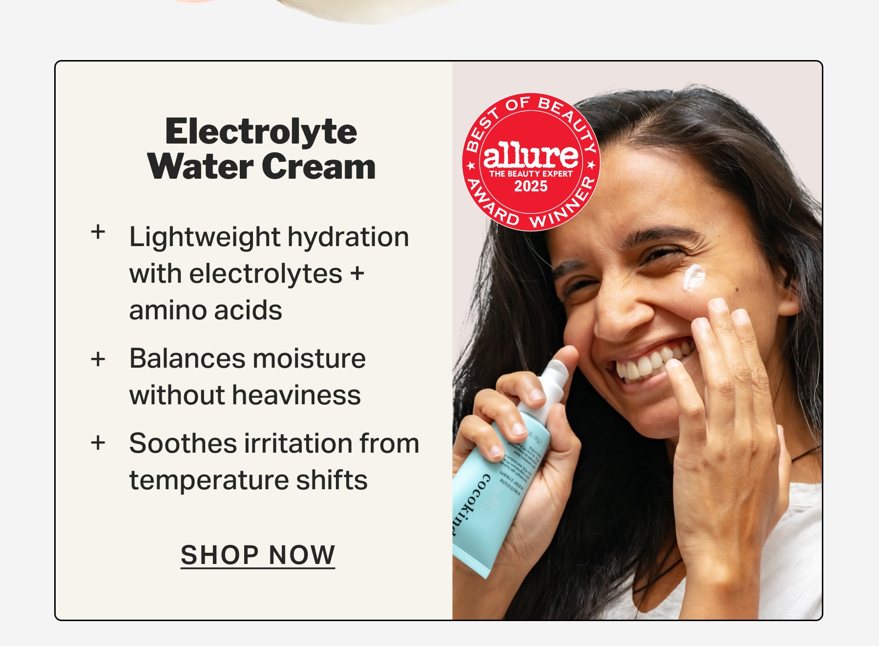 Electrolyte Water Cream