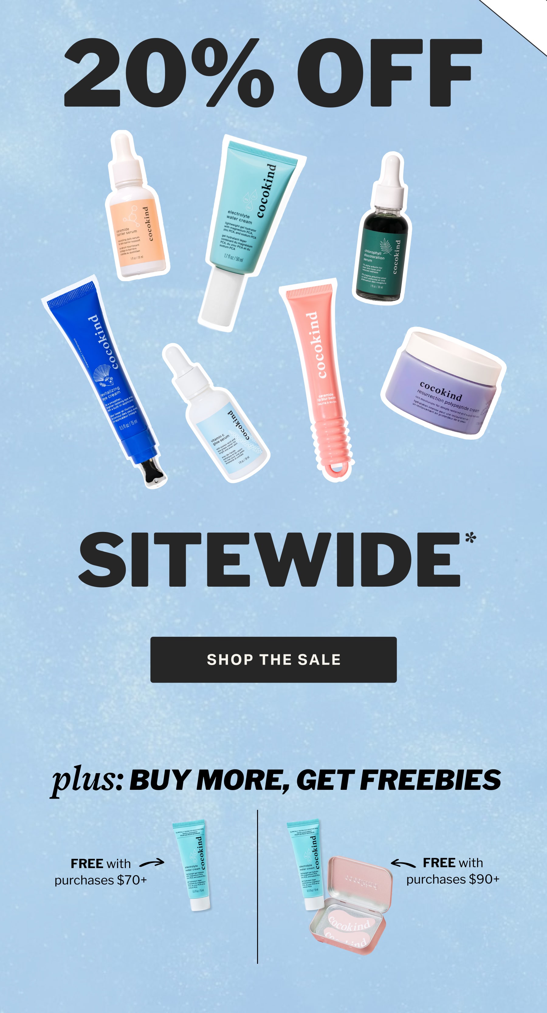 20% OFF sitewide*