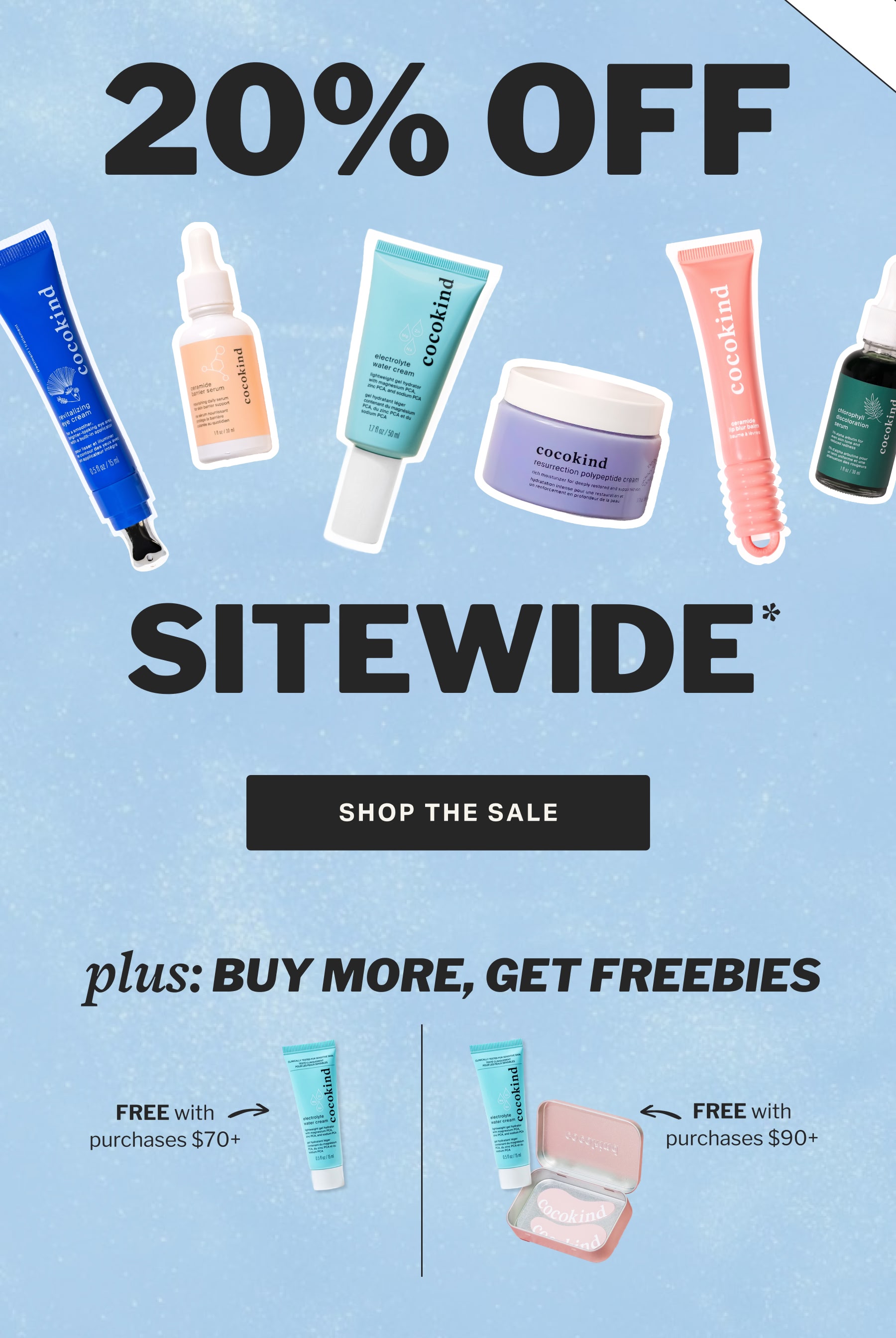 20% OFF sitewide*