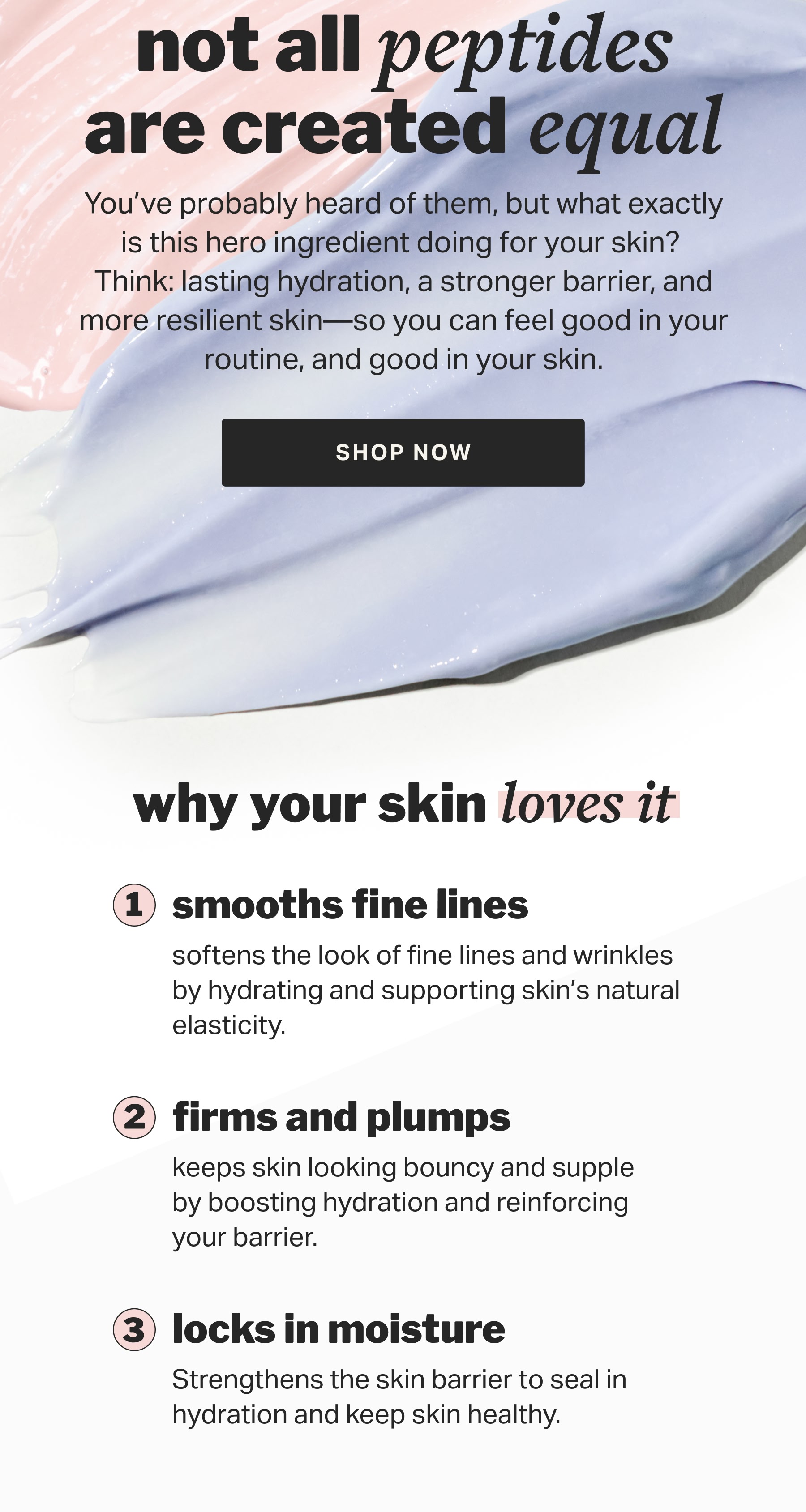 not all peptides are created equal