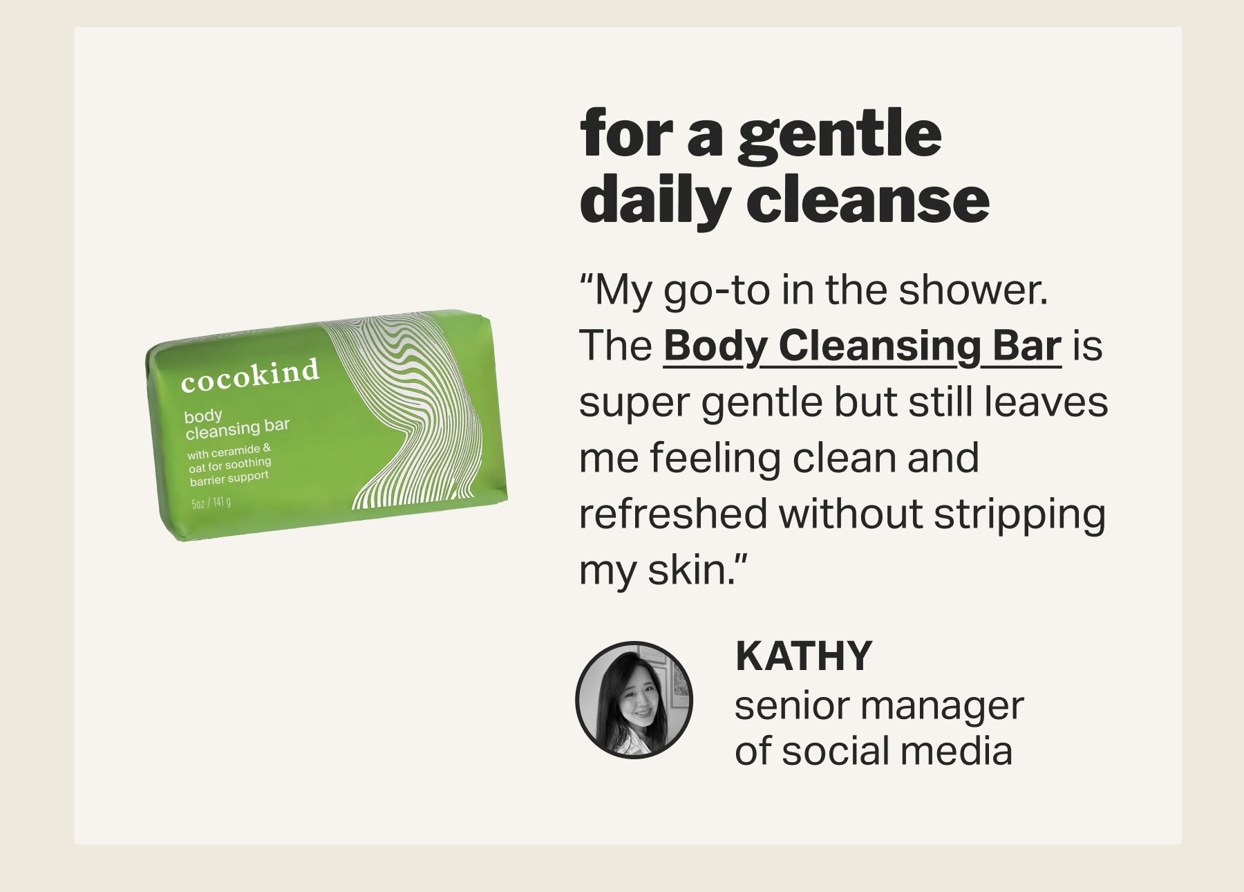 for a gentle daily cleanse