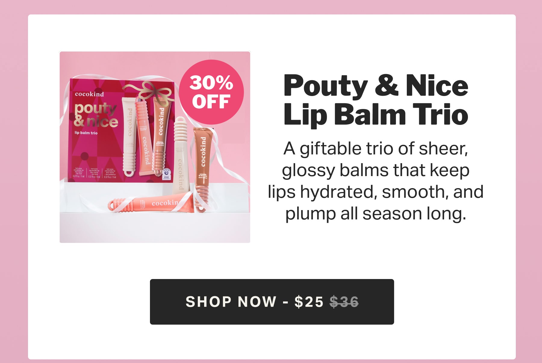 Pouty & Nice Lip Balm Trio