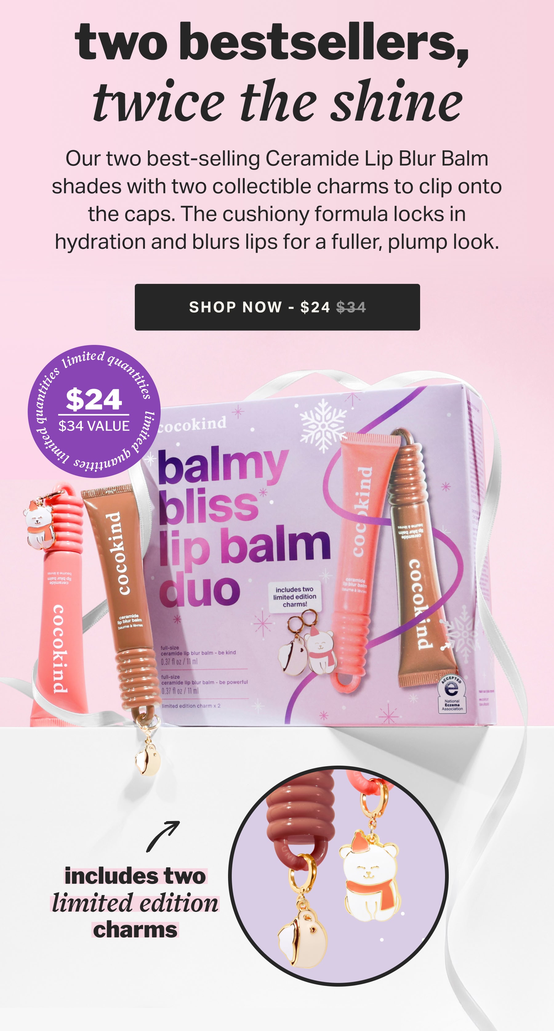 two bestsellers,  twice the shine