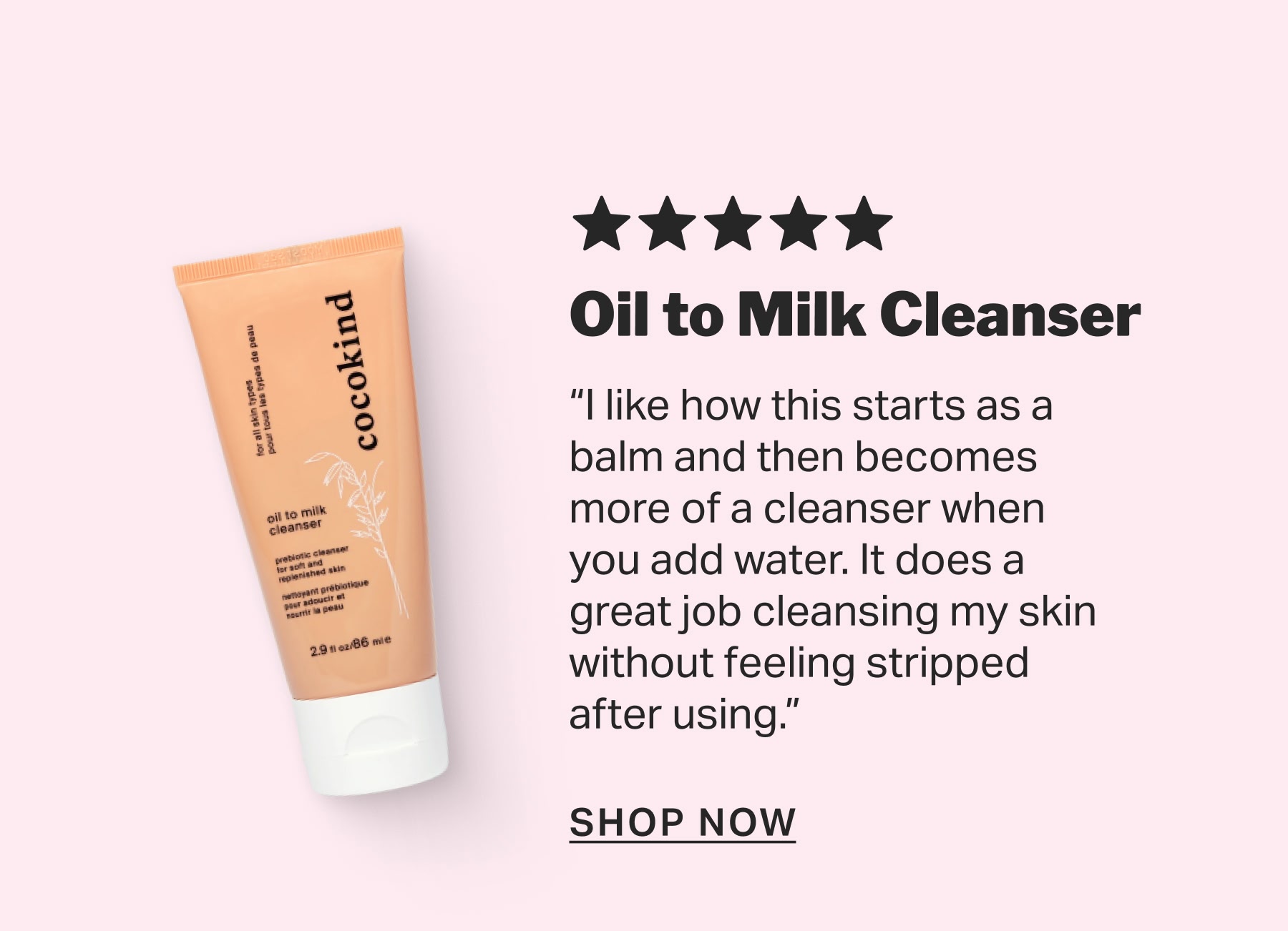 Oil to Milk Cleanser