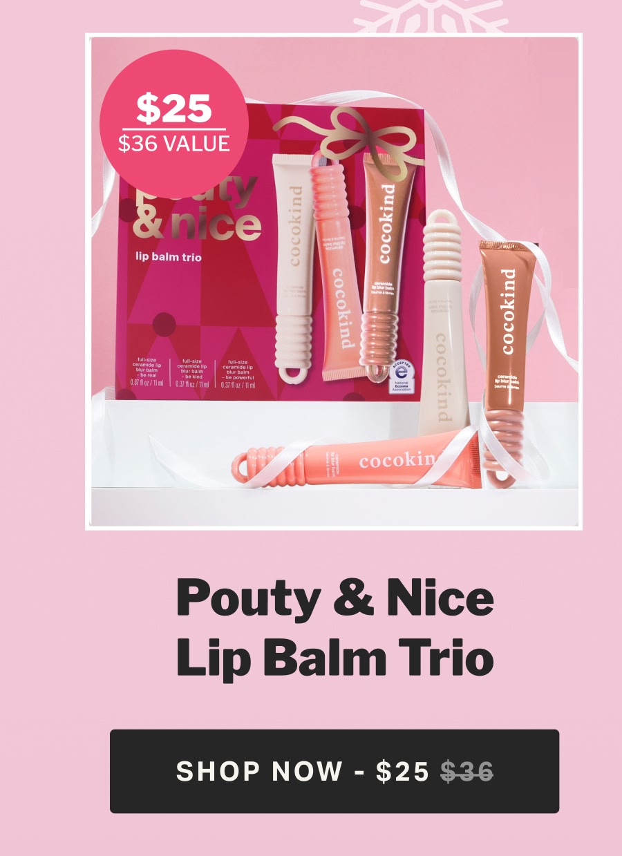 Pouty & Nice Lip Balm Trio