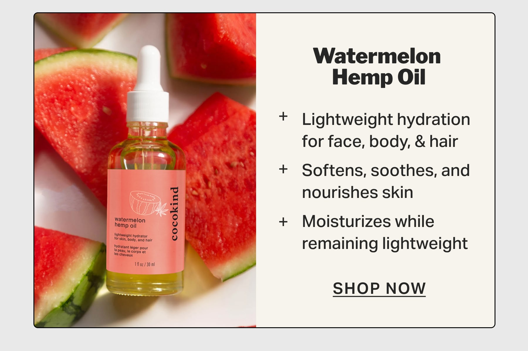 Watermelon  Hemp Oil