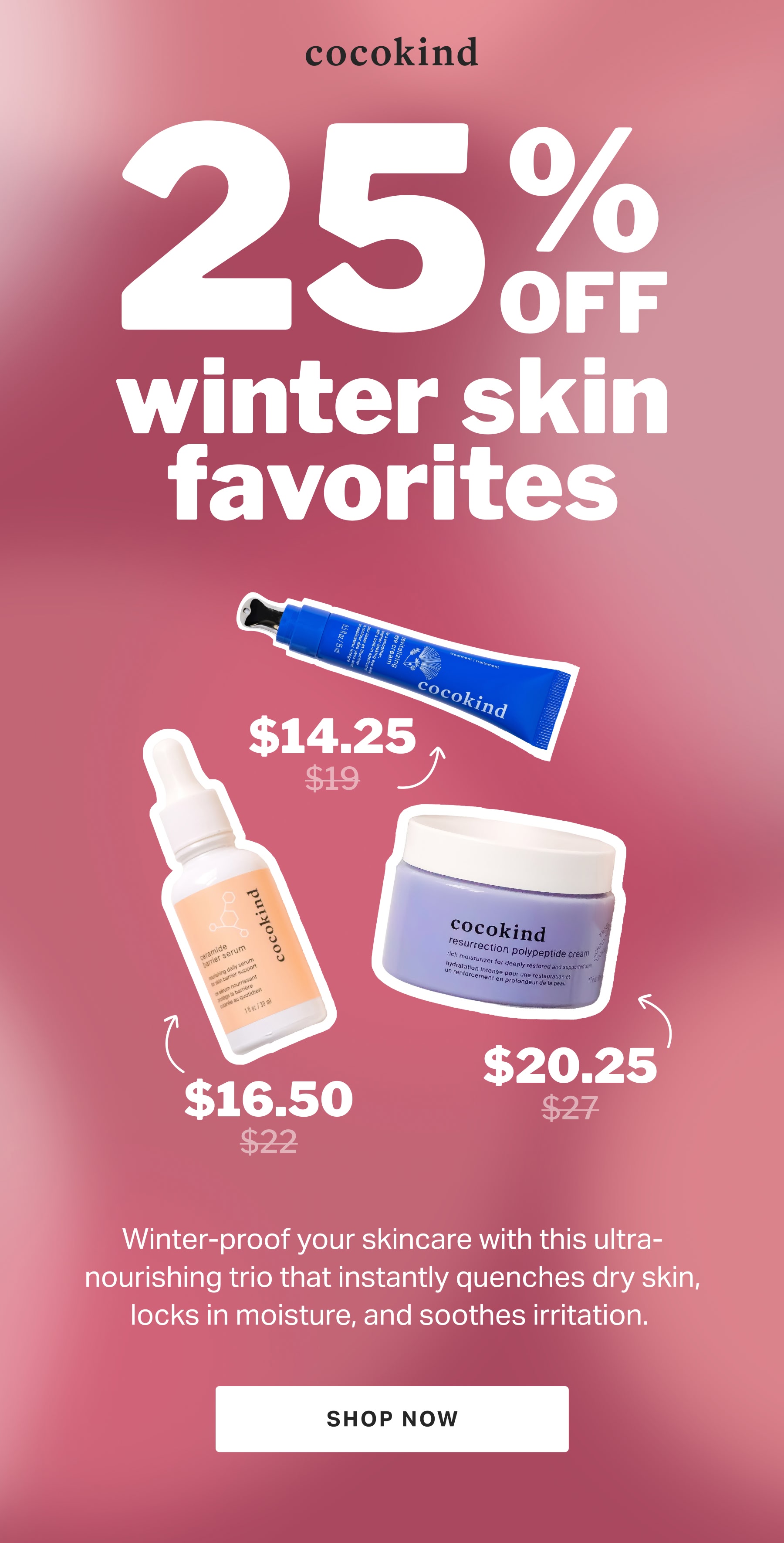 COCOKIND | winter skin favorites