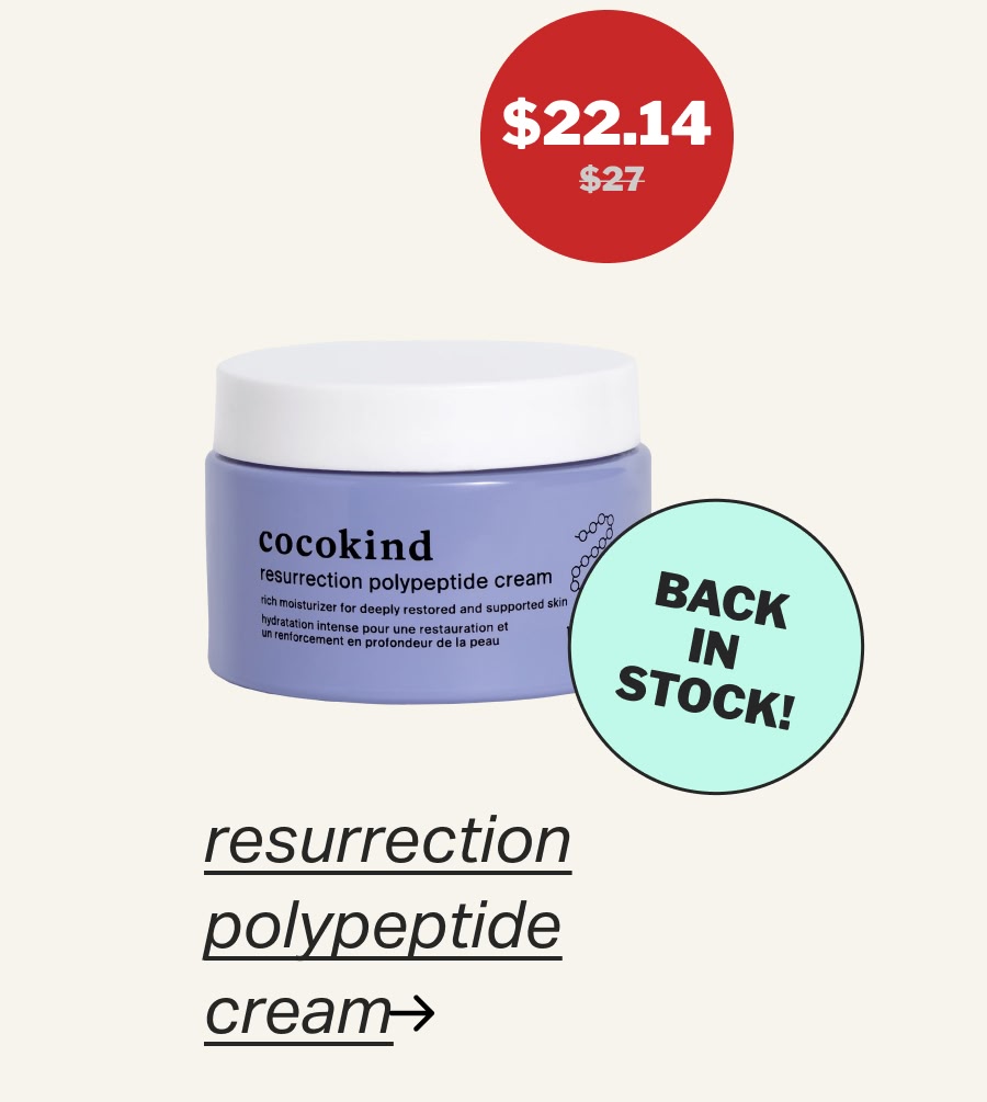 resurrection polypeptide cream 
