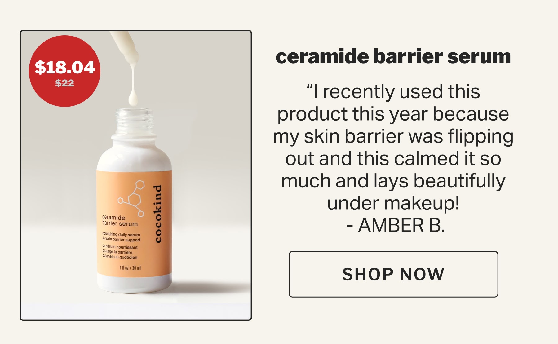 ceramide barrier serum