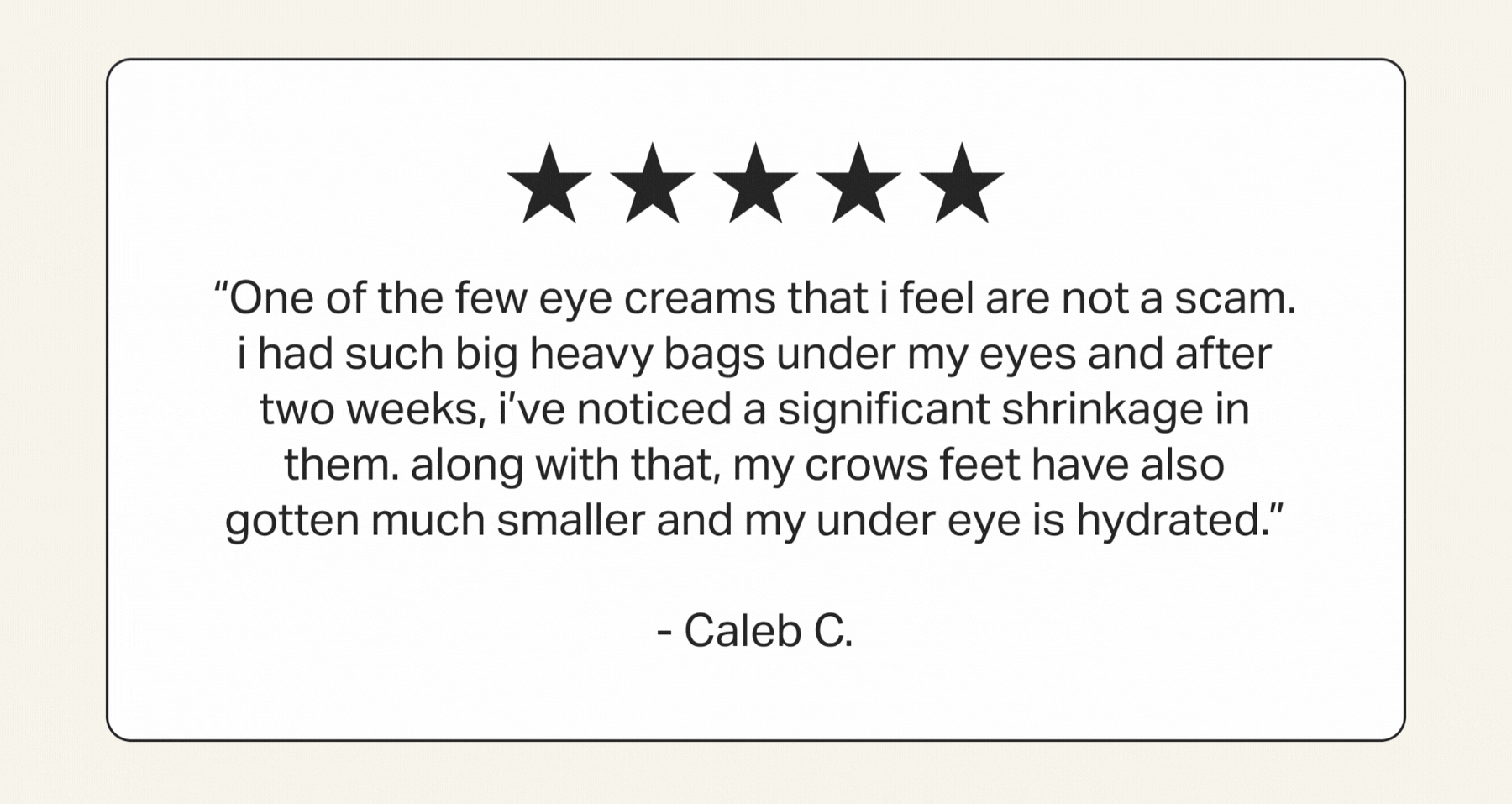 “I LOVE these REUSABLE under eye patches! Not only because they are way more sustainable than other alternatives but also because of how they lock in and seal the goodness of under eye cream. Thank you!”   - Ana O.&nbsp;