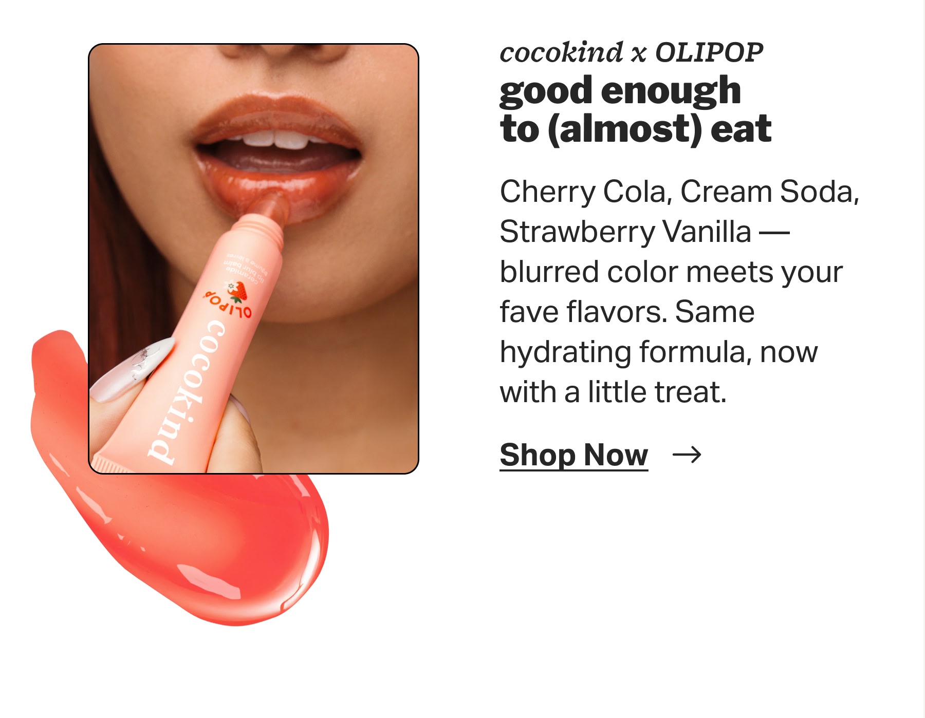 cocokind x OLIPOP good enough to (almost) eat 