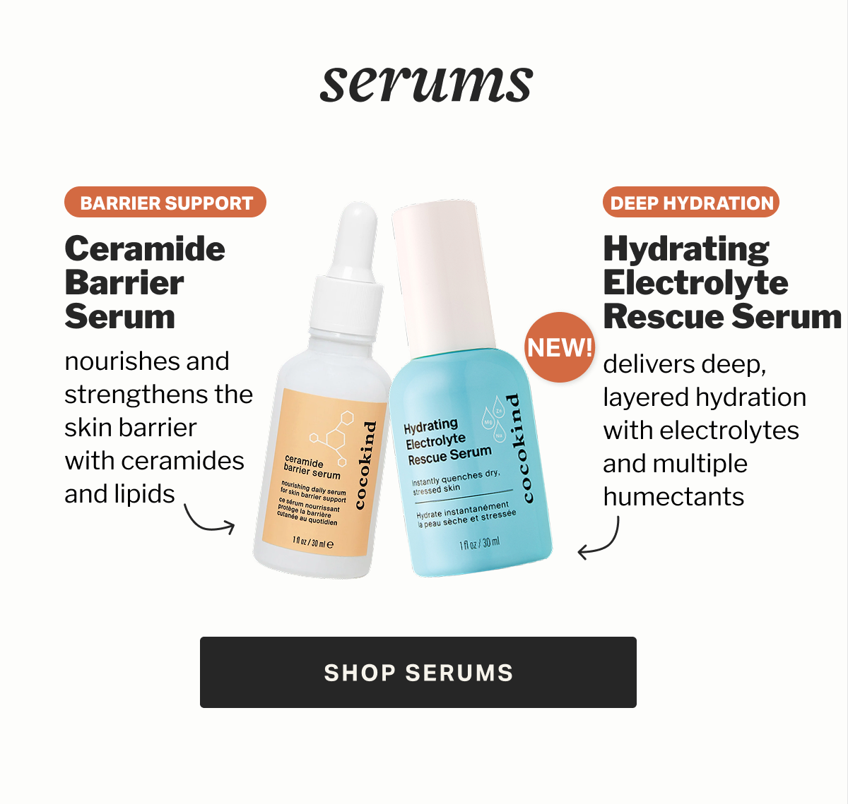 Ceramide Barrier Serum | “This serum always cures my busted barrier! Whenever I am feeling the slightest irritation, I use this and my barrier is cured overnight!” – Stephanie G. | SEE FOR YOURSELF