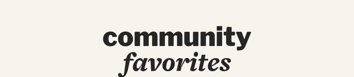 community favorites