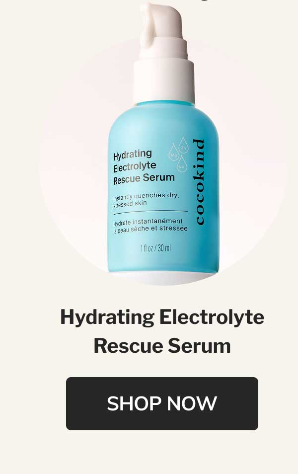 Hydrating Electrolyte Rescue Serum | SHOP NOW