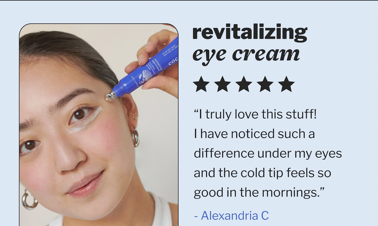Revitalizing Eye Cream - "I truly love this stuff! I have noticed such a difference under my eyes and the cold tip feels so good in the mornings." - Alexandria C