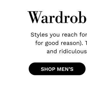 Wardrobe Heroes | SHOP MENS