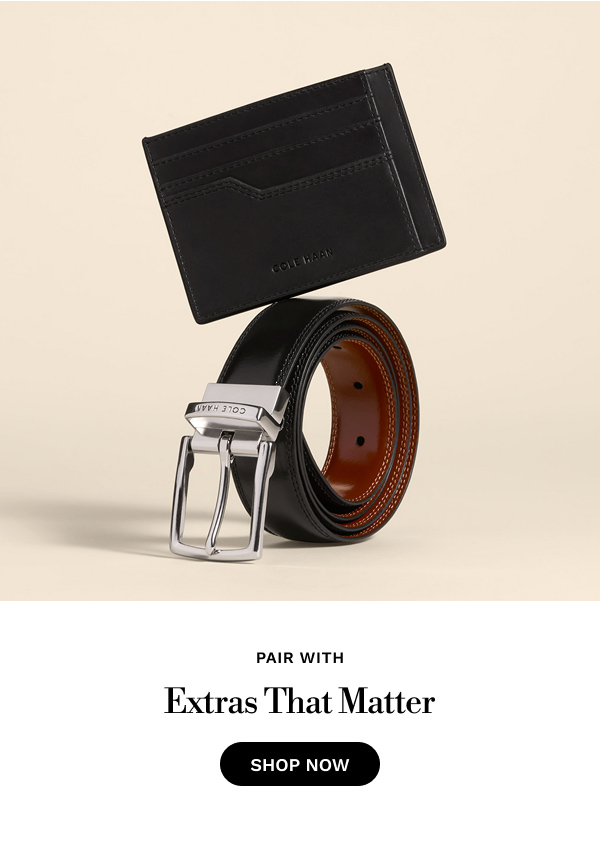 PAIR WITH Extras That Matter | SHOP NOW
