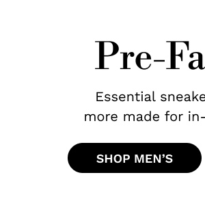 Pre-Fall Feels | SHOP MEN'S