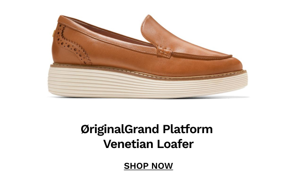 ØriginalGrand Platform Venetian Loafer | SHOP NOW