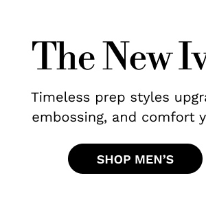 The New Ivy Standard | SHOP MEN'S