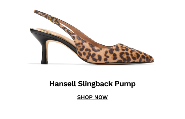 Hansell Slingback Pump| SHOP NOW