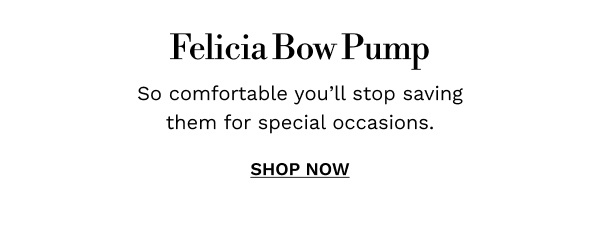 Felicia Bow Pump | SHOP NOW