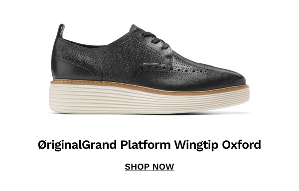 ØriginalGrand Platform Wingtip Oxford | SHOP NOW
