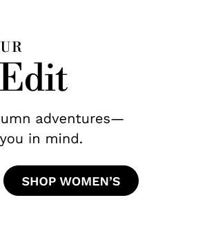 Your Fall Edit | SHOP WOMEN'S