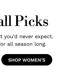 Fresh Fall Picks | SHOP WOMEN'S