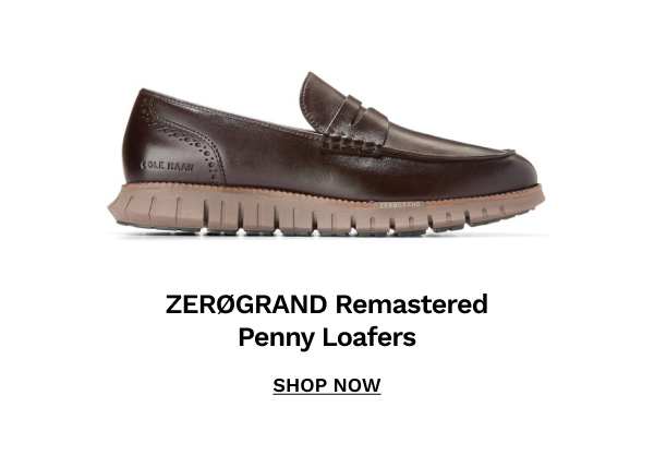 ZERØGRAND Remastered Penny Loafers | SHOP NOW